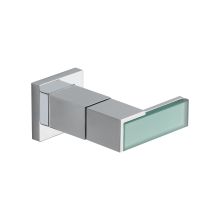 Handle Set with Glass Handle Accents - For Use with Wall-Mount Bathroom Faucets from the Siderna Collection