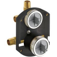 Universal MultiChoice Mixing Rough-In Valve with Integrated Diverter for Shower Applications - No Tub Port