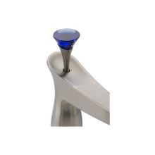 Blue Glass Finial for Roman Tub Filler Faucet from the RSVP Collection