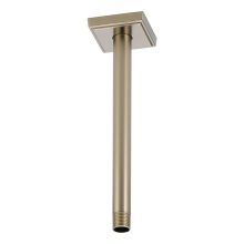 Essential 10" Ceiling Mounted Shower Arm and Square Flange