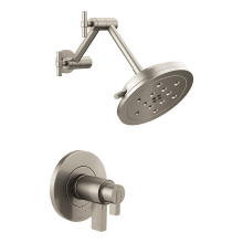 Litze Shower Only Trim Package with 1.75 GPM Multi Function Shower Head with H2Okinetic and TempAssure Technology- Less Handles and Rough-In