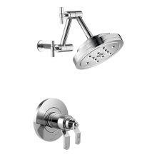 Litze Shower Only Trim Package with 1.75 GPM Multi Function Shower Head with H2Okinetic and TempAssure Technology- Less Handles and Rough-In