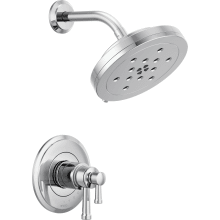 Atavis Thermostatic Shower Only Trim Package with 1.75 GPM Multi Function Shower Head and Integrated Volume Control - Less Rough In