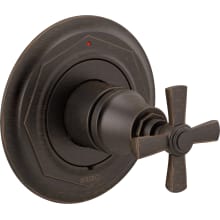 Rook Single Function Pressure Balanced Valve Trim Only with Single Cross Handle - Less Rough In