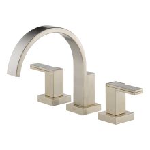 Deck Mounted Roman Tub Filler Trim Less Handles from the Siderna Collection