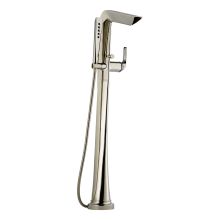 Floor Mounted Tub Filler with Built-In Diverter with Hand Shower and H2Okinetic Technology from the Sotria Collection (Less Valve)