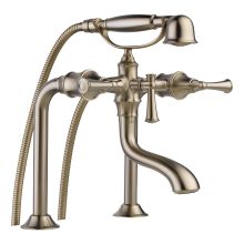 Deck Mounted Roman Tub Filler with Hand Shower from the Baliza Collection