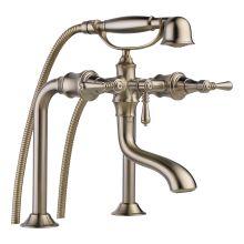 Deck Mounted Roman Tub Filler with Hand Shower from the Tresa Collection