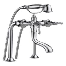 Deck Mounted Roman Tub Filler with Hand Shower from the Tresa Collection