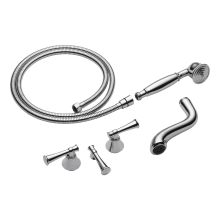 Baliza Two Handle Tub Filler Trim Kit with Hand Shower - Less Body Assembly and Union