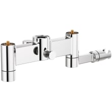 Wall, Deck or Floor Mount Two Handle Tub Filler Body Assembly - Less Riser/Unions, Trim Kit and Handles