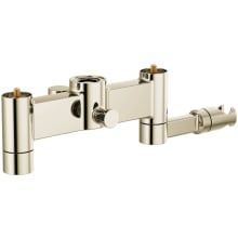 Wall, Deck or Floor Mount Two Handle Tub Filler Body Assembly - Less Riser/Unions, Trim Kit and Handles