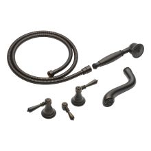 Tressa Two Handle Tub Filler Trim Kit with Hand Shower - Less Body Assembly and Union