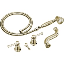 Atavis Two Handle Tub Filler Trim Kit with Hand Shower - Less Body Assembly and Union