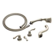Charlotte Two Handle Tub Filler Trim Kit with Hand Shower - Less Body Assembly and Union
