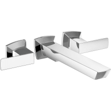 Vettis Two Handle Wall Mounted Tub Filler - Less Rough In