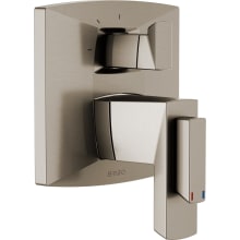 Vettis Thermostatic Valve Trim with Integrated Volume Control and 3 Function Diverter for Two Shower Applications - Less Rough-In
