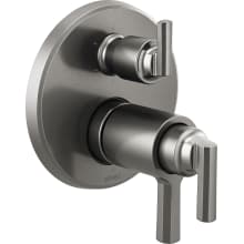 Levoir Thermostatic Valve Trim with Integrated Volume Control and 6 Function Diverter for Three Shower Applications - Less Rough-In