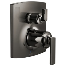 Pressure Balanced Valve Trim with Integrated 3 Function Diverter for Two Shower Applications - Less Handles and Rough In