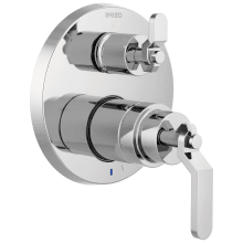 Litze Pressure Balanced Valve Trim with Integrated 3 Function Diverter for Two Shower Applications - Less Rough-In and Handles