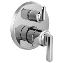 Levoir Pressure Balanced Valve Trim with Integrated 3 Function Diverter for Two Shower Applications - Less Rough-In and Handles