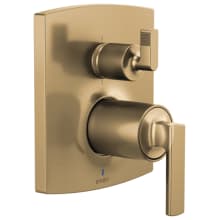 Pressure Balanced Valve Trim with Integrated 6 Function Diverter for Three Shower Applications - Less Handles and Rough In