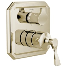 Virage Pressure Balanced Valve Trim with Integrated 6 Function Diverter for Three Shower Applications - Less Rough-In