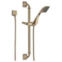 Virage 1.75 GPM Hand Shower Package with Slide Bar, Hose, and Wall Supply