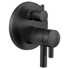 Odin Thermostatic Valve Trim with Integrated Volume Control and 6 Function Diverter for Three Shower Applications - Less Rough-In