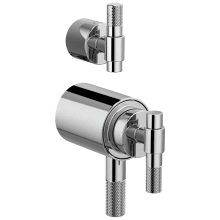 Litze Handle Kit for Thermostatic Valve Trim with Integrated Diverter and Volume Control - T-Lever Handles