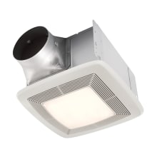 130 CFM 1.5 Sone Ceiling Mounted Bathroom Exhaust Fan with Fluorescent Light