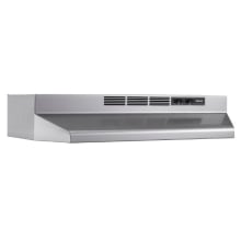 36" Wide Steel Non Ducted Under Cabinet Range Hood with Charcoal Filter and Axial Fan from the Economy Collection