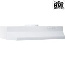 190 CFM 30 Inch Wide Under Cabinet Range Hood with Washable Filters and Axial Fan from the Economy Collection