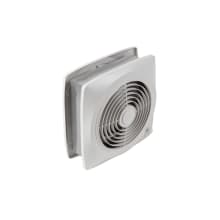 180 CFM 4.5 Sone Ceiling or Wall Mounted Utility Fan with Square Grille