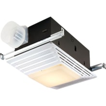 70 CFM 4 Sone Ceiling Mounted HVI Certified Bath Fan with Heater and Light