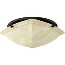 80 CFM 2.5 Sone Ceiling Mounted HVI Certified Decorative Bath Fan with Light and Squared Alabaster Glass Shade