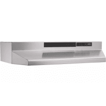 160 - 190 CFM 24 Inch Wide  Wide Steel Under Cabinet Range Hood with Washable Filters and Axial Fan from the Economy Collection