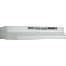 160 - 190 CFM 30 Inch Wide  Wide Steel Under Cabinet Range Hood with Washable Filters and Axial Fan from the Economy Collection