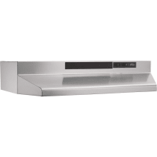 160 - 190 CFM 36 Inch Wide  Wide Steel Under Cabinet Range Hood with Washable Filters and Axial Fan from the Economy Collection