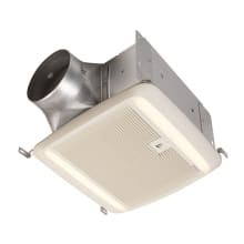 QTDC Series 150 CFM 0.7 Sone Ceiling Mounted Humidity Sensing Exhaust Fan With LED Light