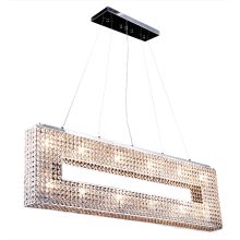 Illusion 12 Light 46-1/2" Wide Linear Chandelier with Crystal Accents