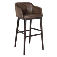 Axis 40-1/2 Inch Tall Leather Bar Stool