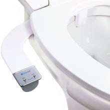 SimpleSpa Thinline Non-Electric Bidet Toilet Attachment with Dual Nozzels