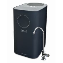 H2O+ Circle Under Cabinet Advanced Reverse Osmosis Water Filtration System - Includes Faucet with LED Filter Change Indicator