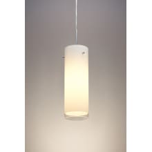 Lighting Made In The Usa American Cyrus Single Light 4 Wide Eco Track Pendant With White Shade And Mounting Attachment