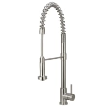 1.8 GPM Pre-Rinse Kitchen Faucet - Solid T304 Stainless Steel Construction