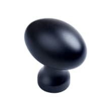 1-1/4 Inch Long Oval Cabinet Knob