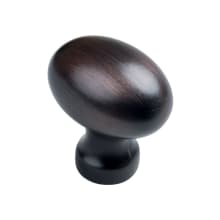 1-1/4 Inch Long Oval Cabinet Knob