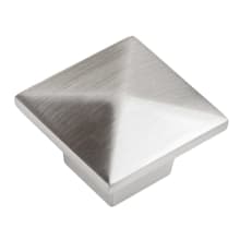 1-1/4 Inch Square Cabinet Knob - 25 Pack