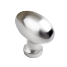 1-5/8 Inch Long Oval Cabinet Knob